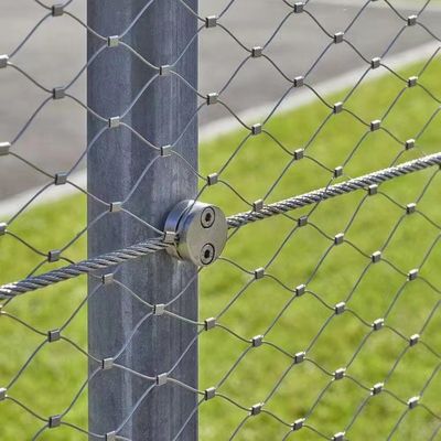 1mm Black Oxidation Stainless Steel Rope Mesh for Bird Cages