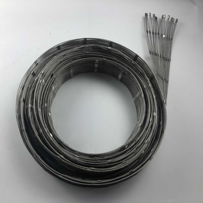 Knotted Type Hand Woven Stainless Steel Rope Mesh with SS304/316 Material 1.5mm/2mm/2.5mm Wire Diameter and 25*25mm/30*30mm/50*50mm Mesh Opening