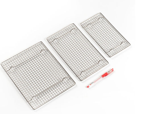 304 Stainless Steel BBQ Grill Mesh 165-550mm Round High Temp Resistant