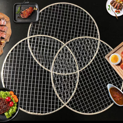 230mm Stainless Steel BBQ Grill Mesh for Outdoor Cooking