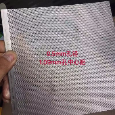 Stainless Steel 304 316 Round Hole Design Etching Metal Mesh Filter for Fluid Filtration