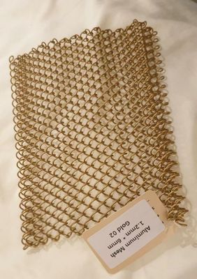 Aluminum Wire Mesh Fabric Decorative Chain Link Wire Mesh Curtain