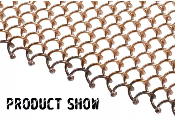Decorative Aluminum Architectural Metal Mesh Chain Link Curtain