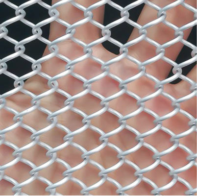 Aluminium Alloy Wire Screen Mesh Ceiling Curtain Chain Link Strip Drapery