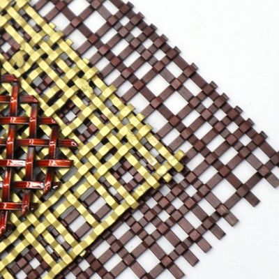 Antique Brass Stainless Steel Wire Mesh for Cabinets