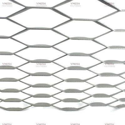 Low Carbon Expanded Metal Mesh Powder Coated for Building Decoration