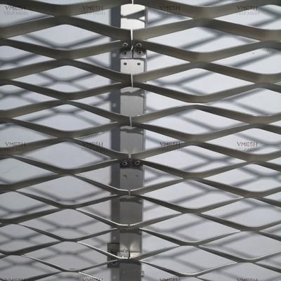 Aluminum Expanded Metal Mesh Anodized Powder Coated Custom Colors