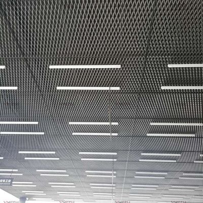 Standard Diamond Hole Aluminium Expanded Mesh For Ceiling System