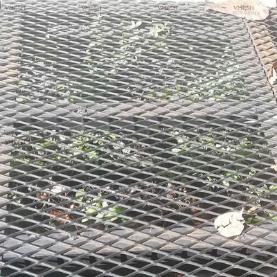 Anti Slip Raised Expanded Metal Mesh Heavy Duty Hexagon For Platform