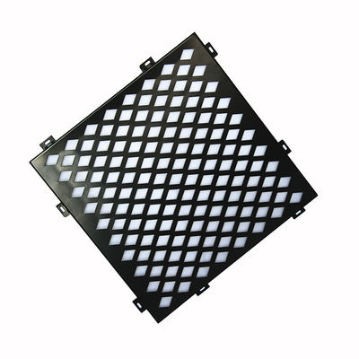 Indoor PVDF Perforated Metal Facades 1500x2500mm Decorative Mesh