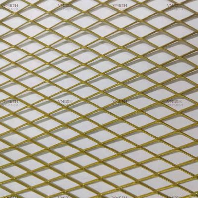 Aluminum Expanded Metal Mesh 4x8 Feet Small Hole Diamond Pattern