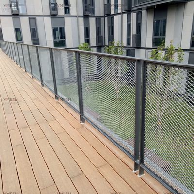 Galvanized Expanded Metal Security Fence - Fireproof & Corrosion Resistant