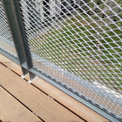 Galvanized Expanded Metal Security Fence - Fireproof & Corrosion Resistant