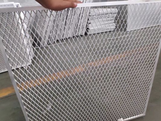 Powder Coated Aluminum Expanded Metal Mesh 1.2x2.4m