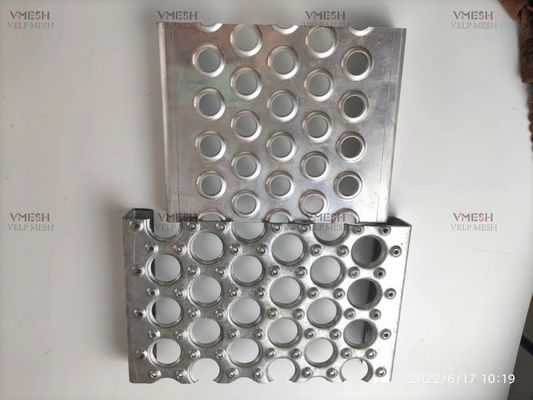 Aluminum 3.5mm Round Hole Non-Slip Safety Grating for Stair Treads