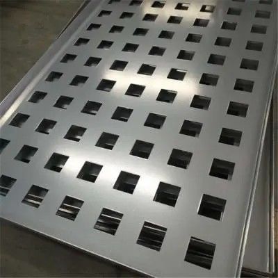 Hexagonal Hole Aluminum Perforated Metal Mesh Sheet 1mm thickness
