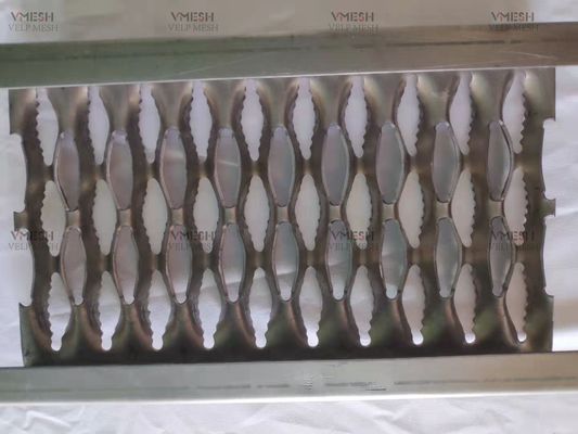 Hot Dip Galvanized 5 Hole Round Channel Perf O Grip Grating 300mm