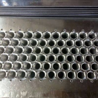 Hot Dip Galvanized 5 Hole Round Channel Perf O Grip Grating 300mm