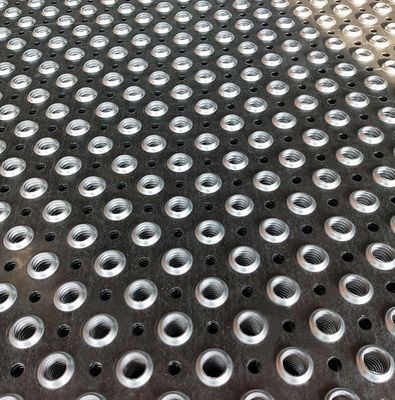 Galvanzied Perforated Sheet Metal Mesh Panels For Safety Walkway