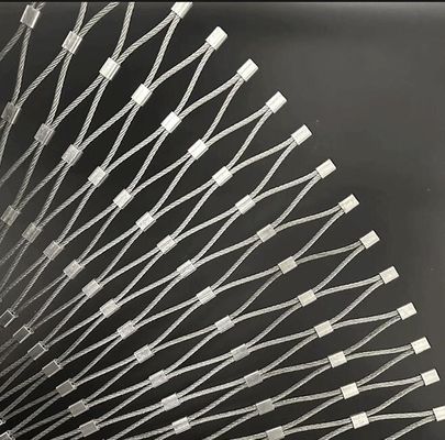 Stainless Steel Wire Rope Mesh SS304/316 for Zoo Safety Fencing