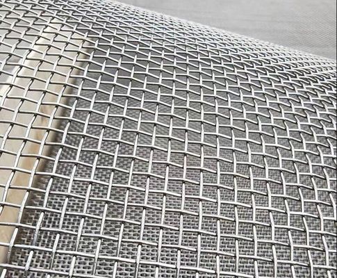 Outdoor Gold Silver Color Metal Crimped Architectural SS304 Woven Mesh for Room Space Divider