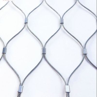 Weather Resistant Anti Corrosion Stainless Steel Cable Mesh and Stainless Steel Rope Mesh for Bridge And Staircase Protection