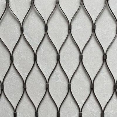 304 316 Stainless Steel Wire Rope Mesh 7x7 for Protective Fencing