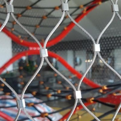 304 316 Stainless Steel Wire Rope Mesh 7x7 for Protective Fencing