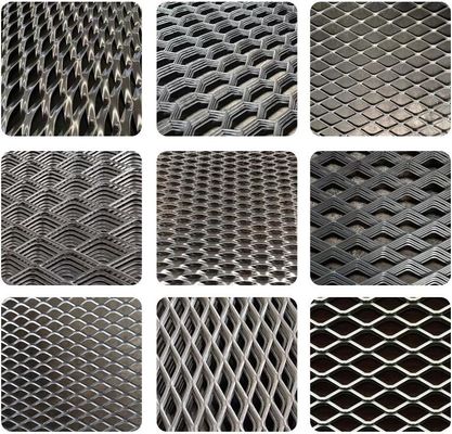 Galvanized Expanded Metal Mesh Grille Diamond Hexagon Hole