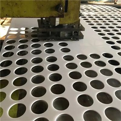 Stainless Steel 304 316 Aluminum Perforated Metal Sheet Round Hole