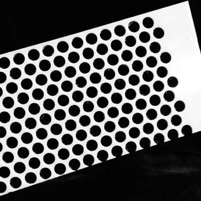 Light Weight Perforated Plastic Sheet With Round Holes