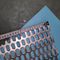 Slot / Hexagon Hole Perforated Metal Mesh Sheet Aluminum Or Stainless Steel
