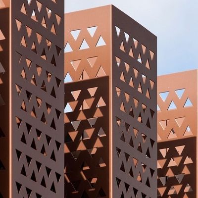 Galvanized Perforated Metal Mesh Sheet 1mm Round Hole Decorative