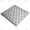 Interior And Exterior Decoration Aluminum Oblong Slotted Perforated Metal Customized