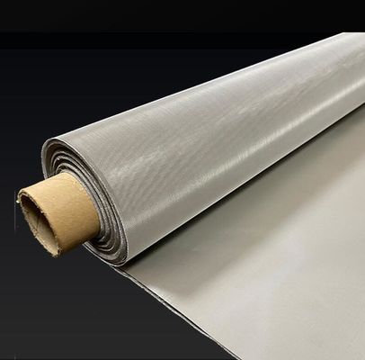 1m Width 300-400 Micron Stainless Steel Mesh Sheet Plain Dutch Weave