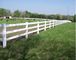 Pvc Horse Paddock Welded Wire Mesh Fence 3 Rails Ranch White Vinyl