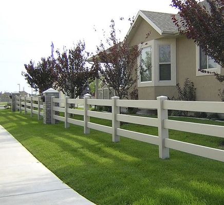 100% Virgin Material Durable 2rails 3rails PVC Paddock Horse Fence Farm Fence