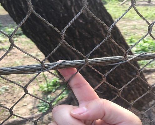 Black Oxidation Stainless Steel Cable Mesh 3mm for Decoration