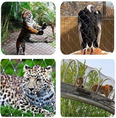 Customized Bird Cage Stainless Steel Rope Wire Mesh 1.5mm 1.6mm