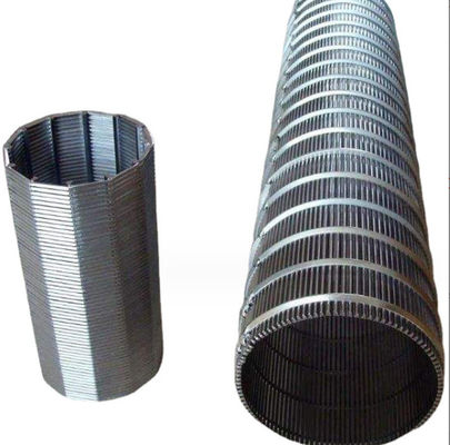 Johnson Filter Pipe Sand Control Continuous Slotted Tube Wire Wrap Wedge Wire Screen