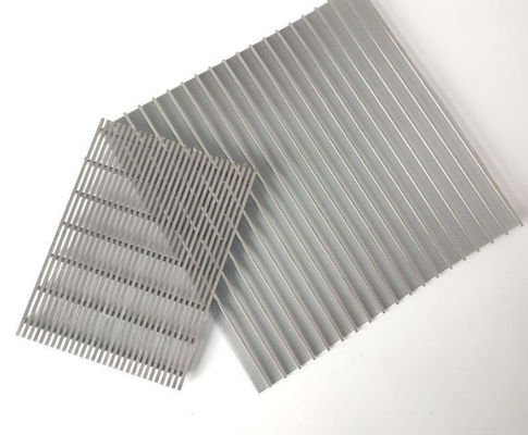 Stainless Steel Wedge Wire Screens Filters Panel Continuous Slot Opening