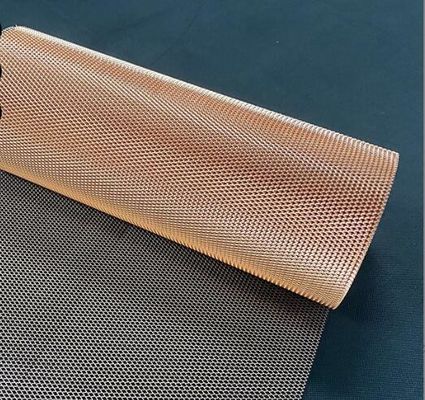 Lightning Protection Expanded Metal Mesh Pure Copper Micro Hole Diamond