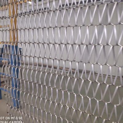 Stainless Steel Metal Mesh Screen Room Divider Decorative Woven Mesh