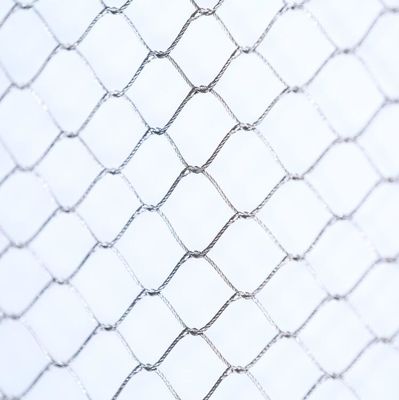 Premium 304 Stainless Steel Wire Rope Safety Net For Security Fencing