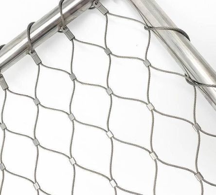 Decorative Stainless Steel Wire Rope Mesh For Boundary Dimension 2*5m/2*3m/10*10m SS304/316