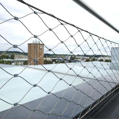 Decorative Stainless Steel Wire Rope Mesh For Boundary Dimension 2*5m/2*3m/10*10m SS304/316
