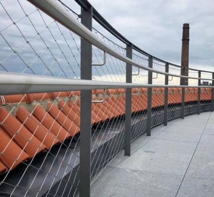 Flexible Durable Stainless Steel Rope Mesh For Bridge Railings And Safety Fence