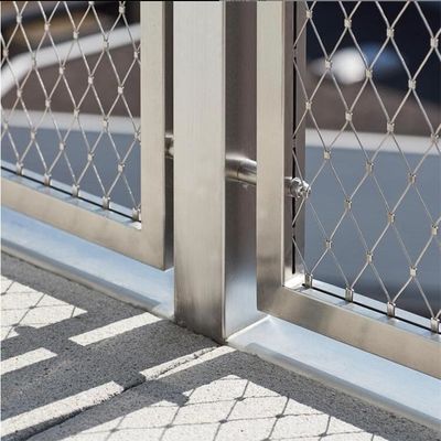 High Strength Decorative Hand Woven Stainless Steel Rope Mesh