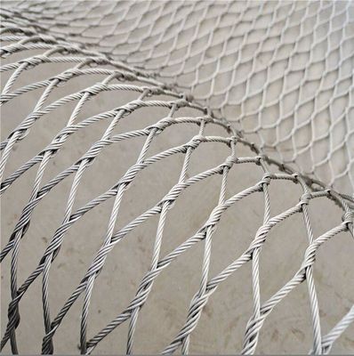 Decorative Stainless Steel Wire Rope Mesh For Boundary Dimension 2*5m/2*3m/10*10m SS304/316