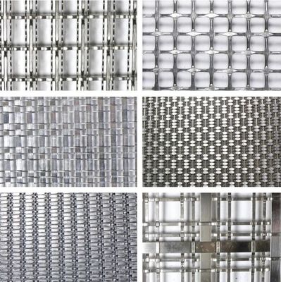 Architectural Decoration Metal Woven Wire Mesh Decoration Wire Mesh For Metal Partition